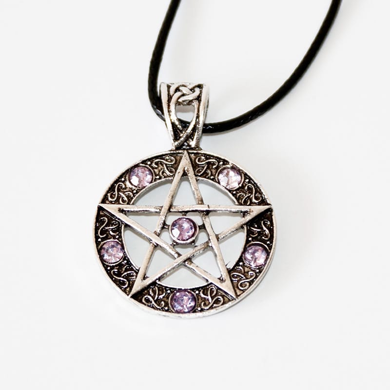 Divine Pentagram Crystal Necklace