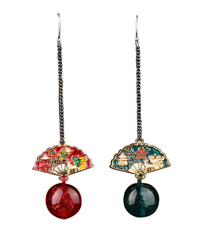 Handmade Asymmetric Design Drop Earrings