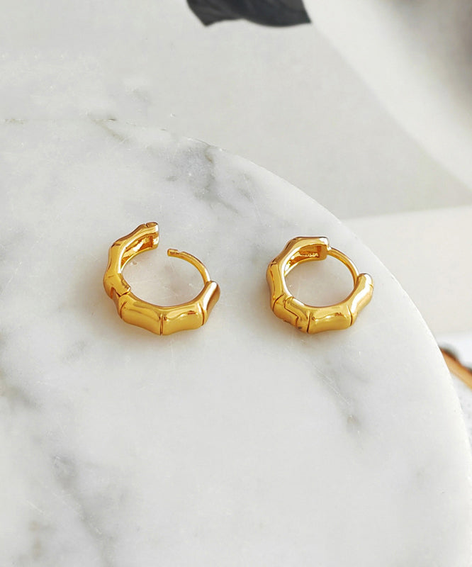 Gold Plated Hoop Earrings