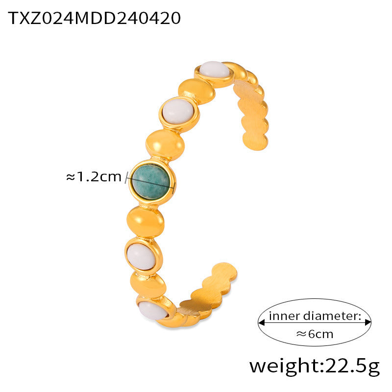 Zo Oval Stone Jewelry Set