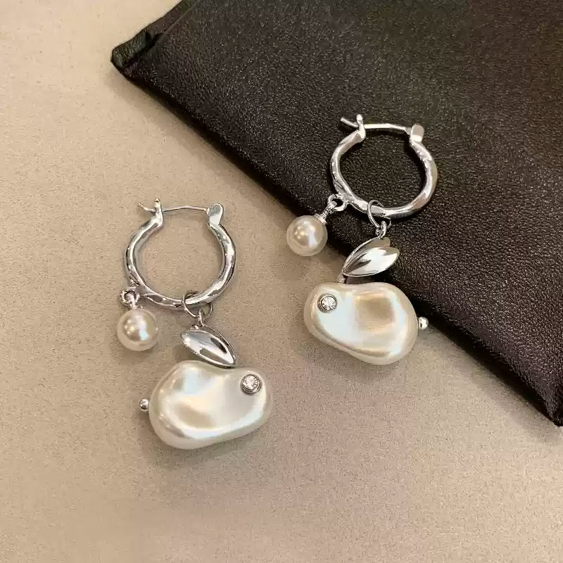 Faiga Pearl Drop Gold-plated Earrings