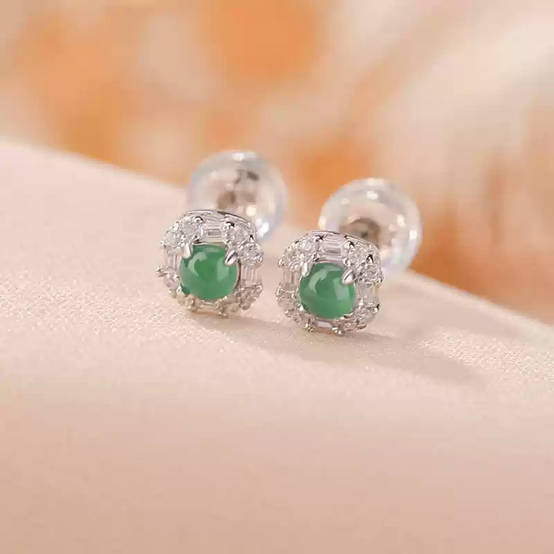Nina Jade Sparkle Stud Earrings