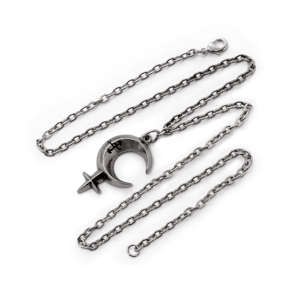 Lilith Crescent Moon Pendant by Alchemy Gothic