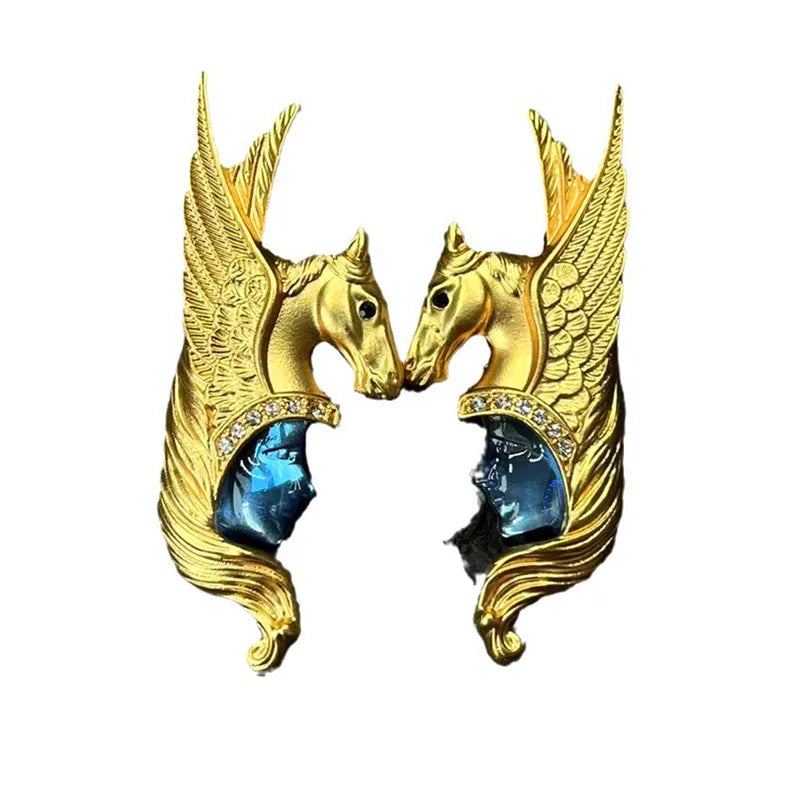Statement Pegasus Earrings