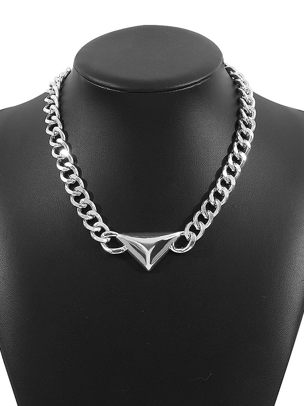 Chains Geometric Color Necklaces Accessories