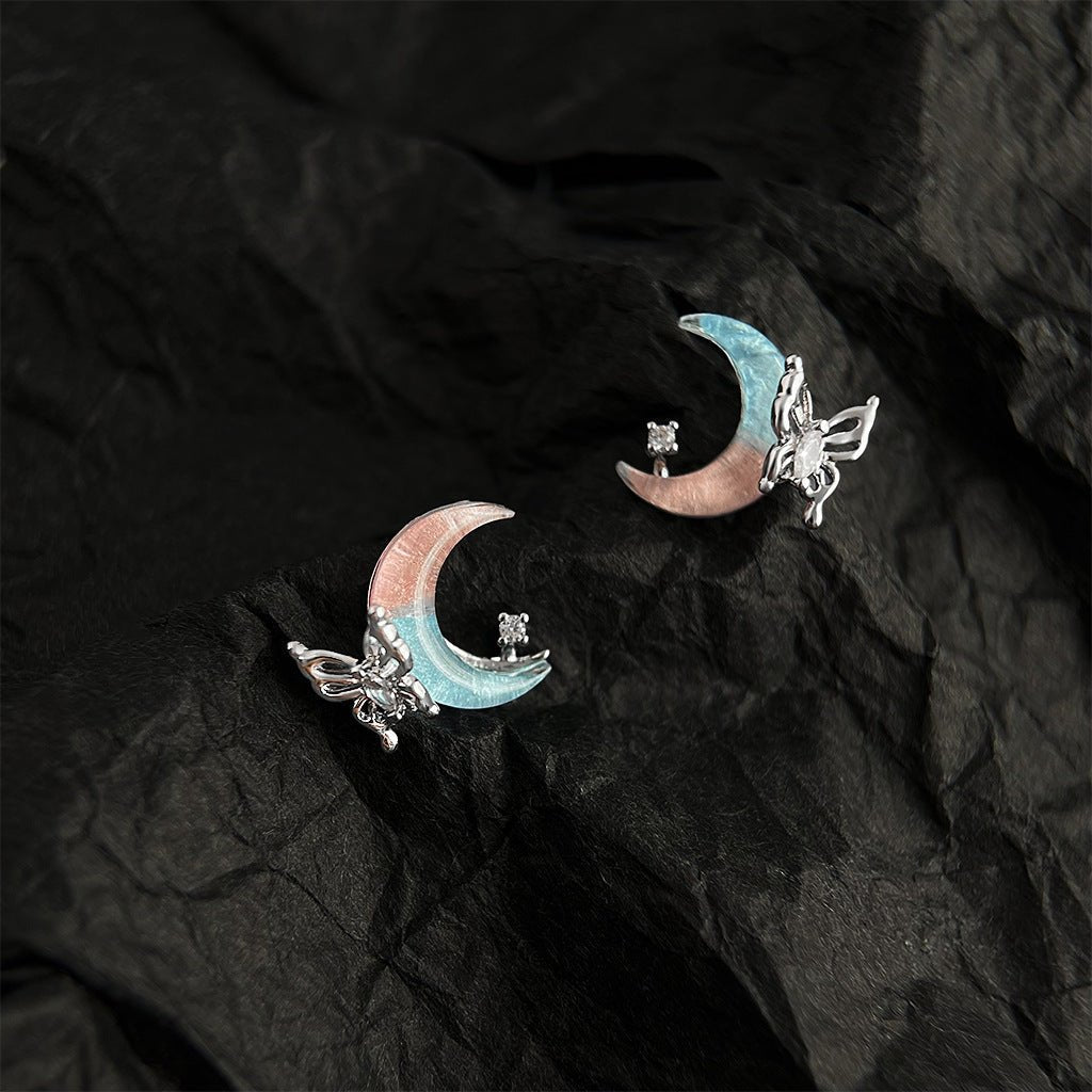 Butterfly Moon Earrings