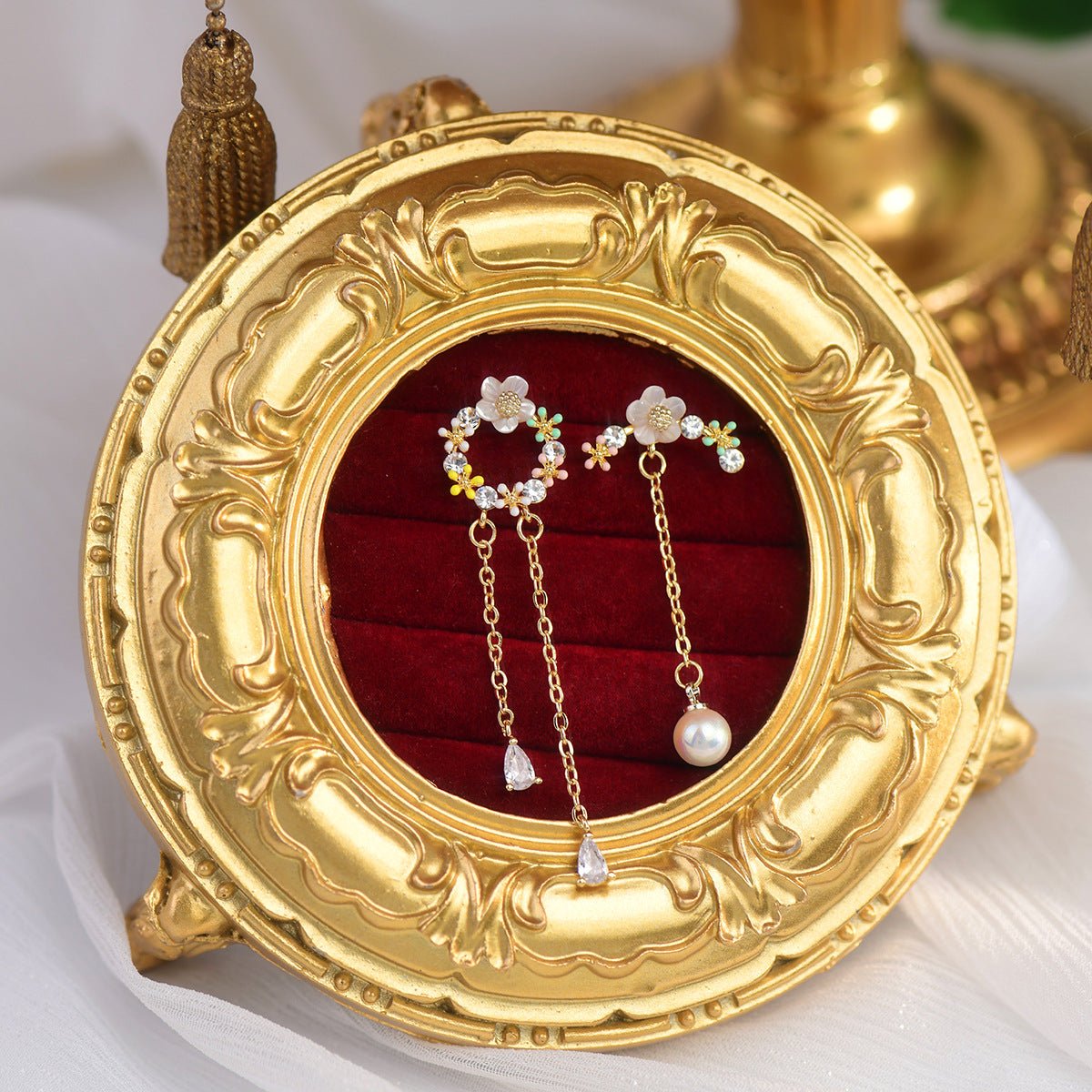 Harley Cherry Blossom Drop Earrings