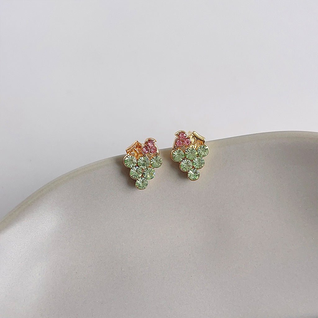 Green Grape Earrings