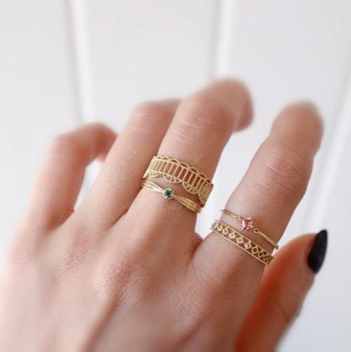 Ilona Emerald Ring