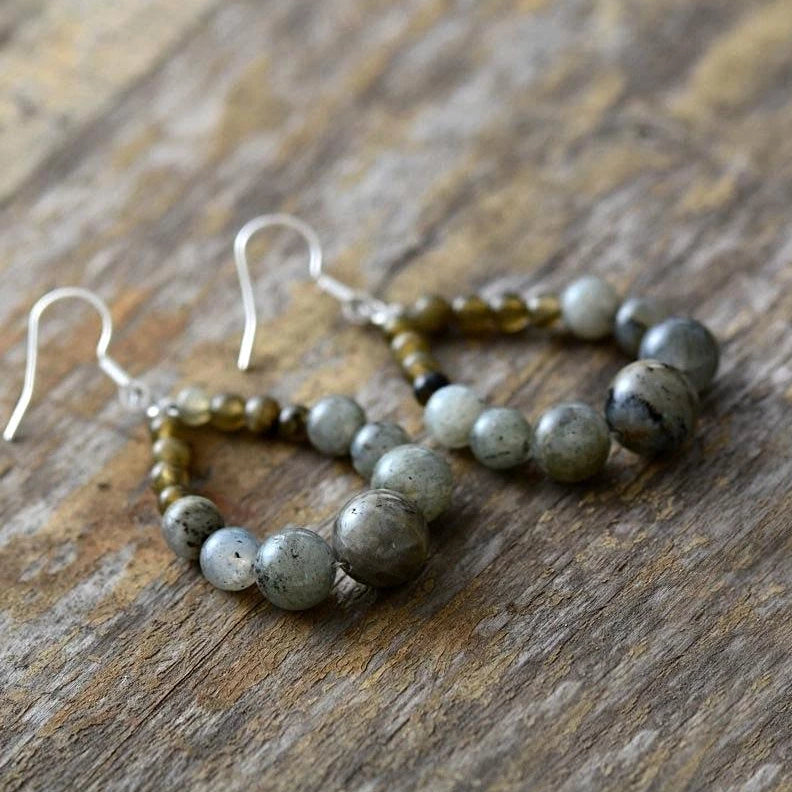 Labradorite Earrings