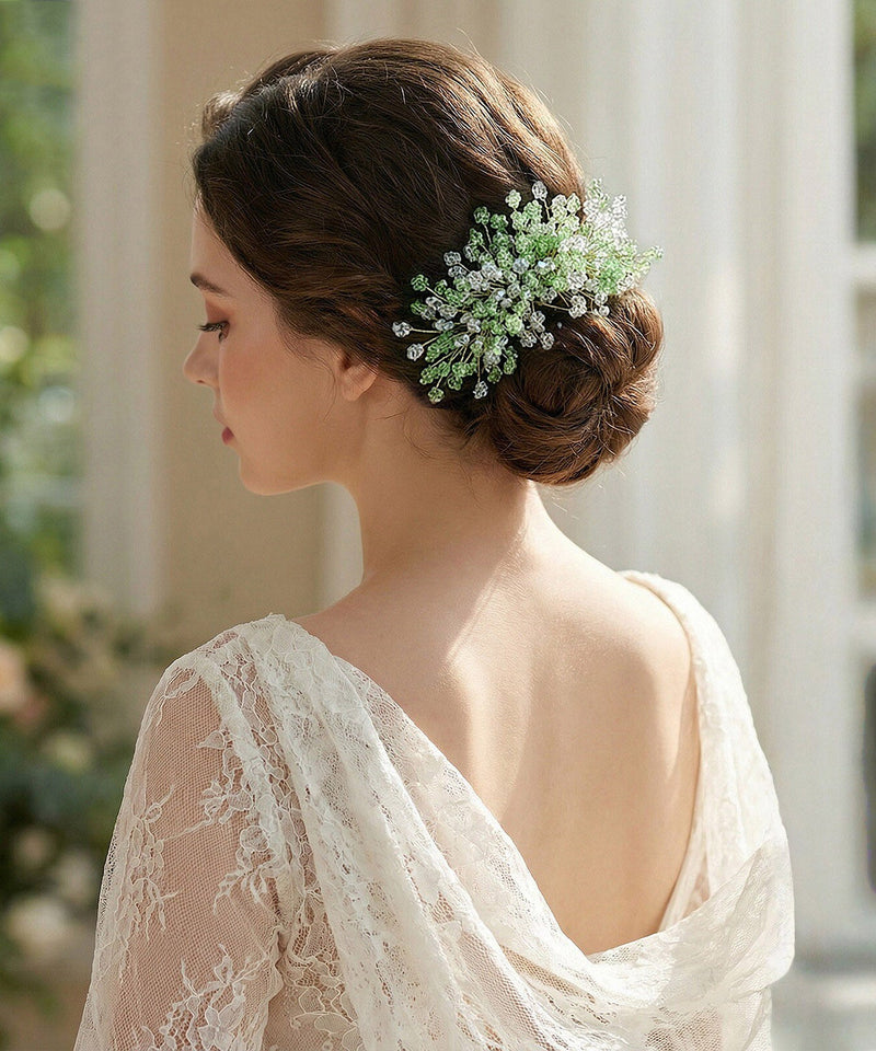 Light Green Alloy Hairpin