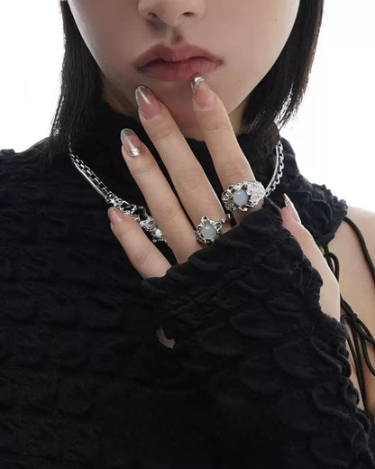 Luisa Adjustable Opal Ring