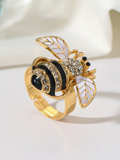 Insect Shape Rhine Stones Rings Accessories