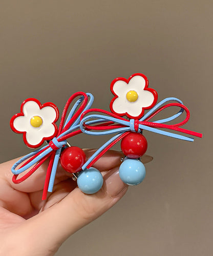 Rainbow Acrylic Butterfly a Pair Hairpin