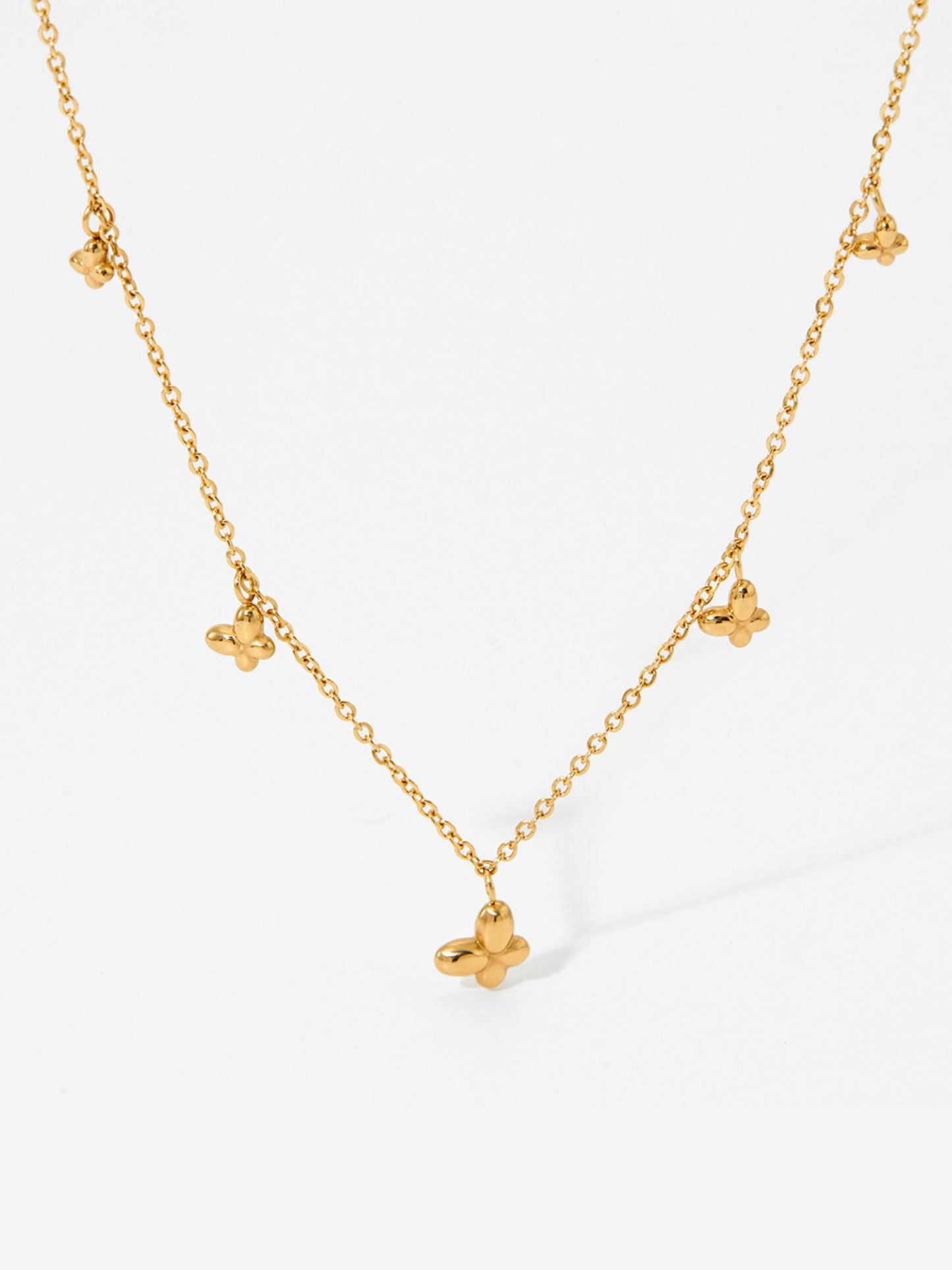 Leola Butterfly Charm Necklace