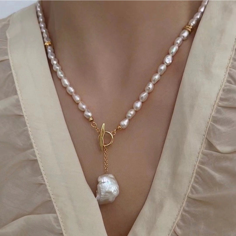 3-4mm Baroque Pearl Necklace