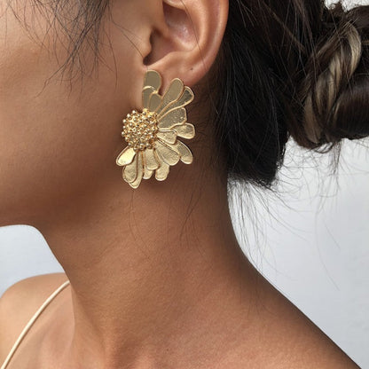 Geometric Patchwork Earrings