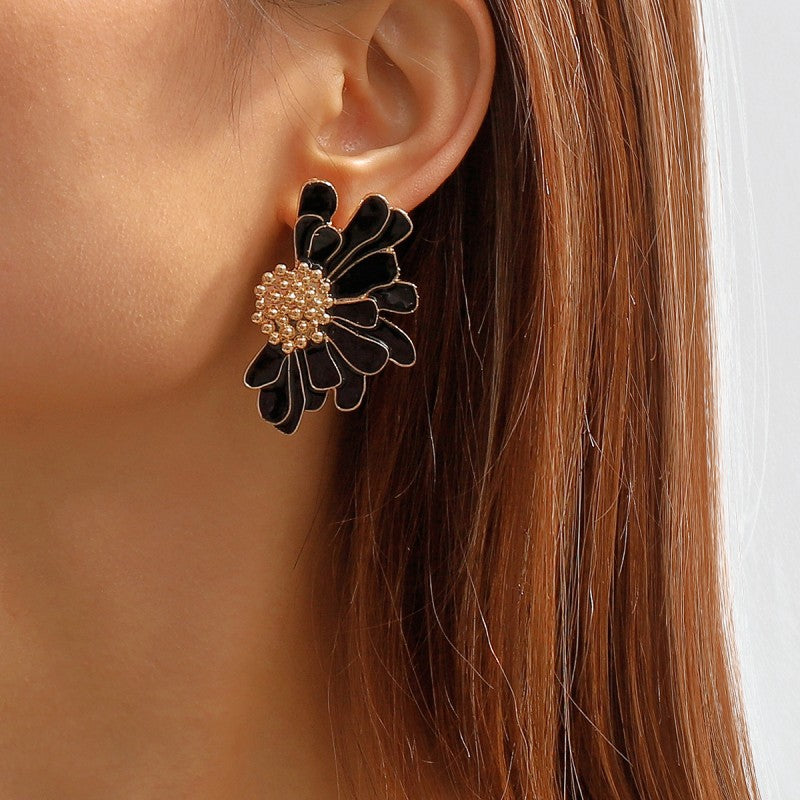 Geometric Patchwork Earrings
