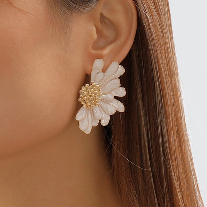 Geometric Patchwork Earrings