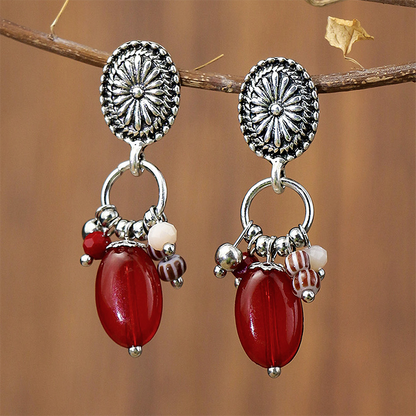 Geometric Patchwork Earrings