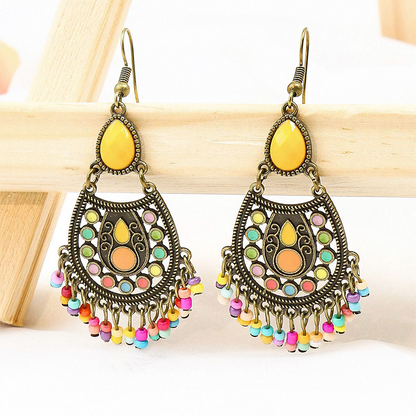 Geometric Patchwork Earrings
