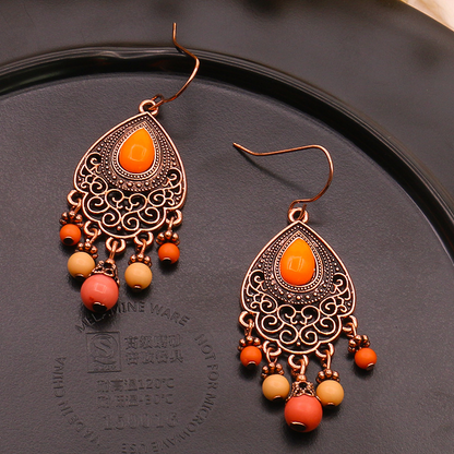 Geometric Patchwork Earrings