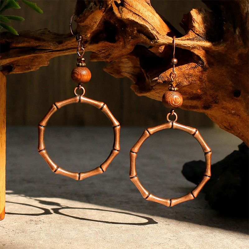 Geometric Patchwork Earrings