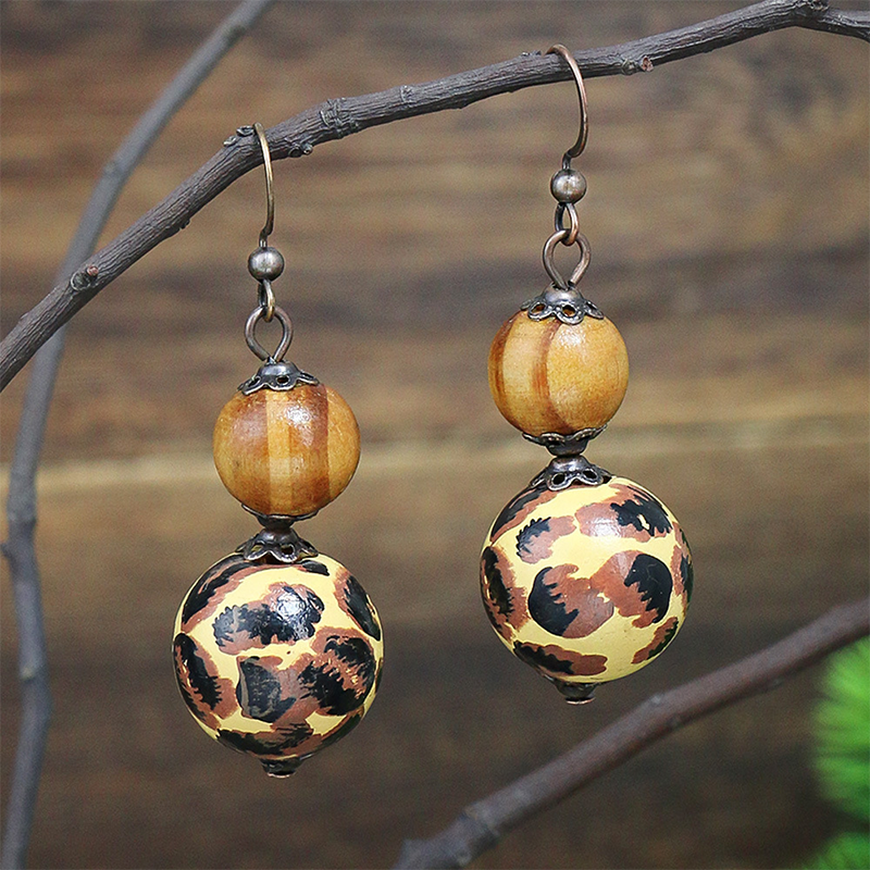 Geometric Patchwork Earrings