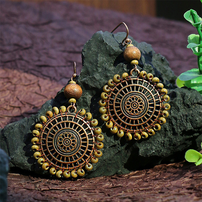 Geometric Patchwork Earrings