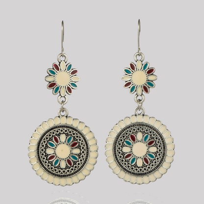 Geometric Patchwork Earrings