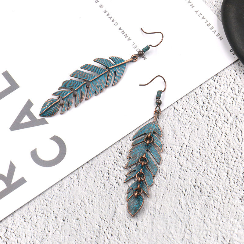 Geometric Patchwork Earrings