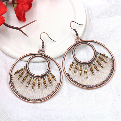 Geometric Patchwork Earrings
