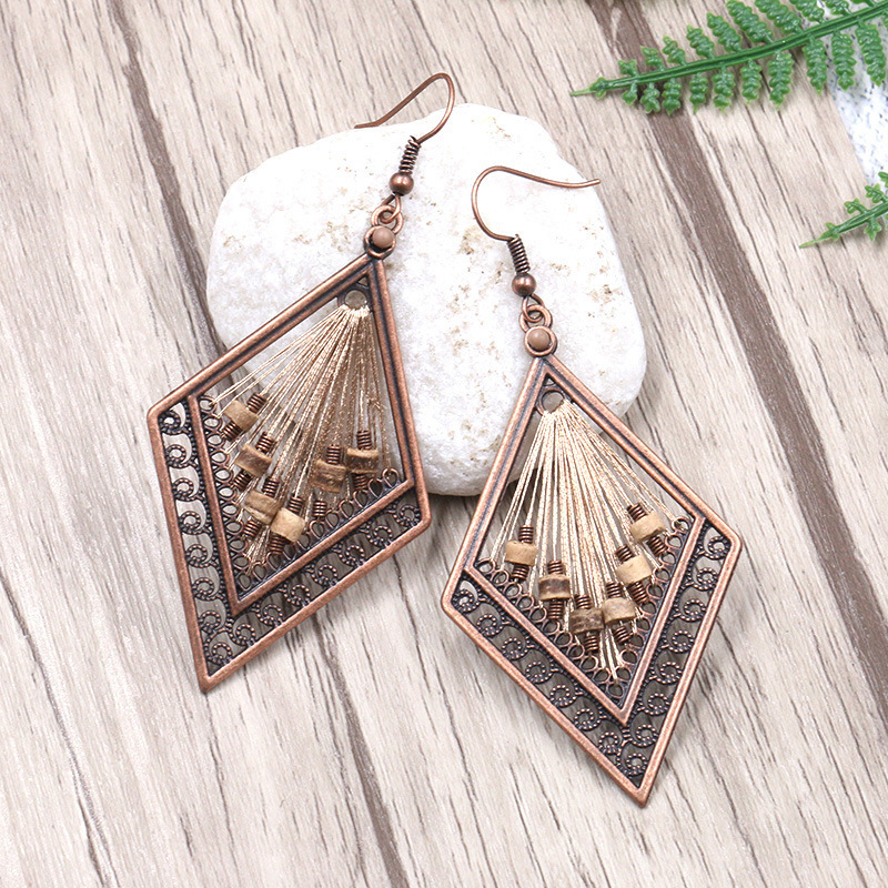 Geometric Patchwork Earrings