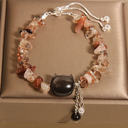 Pink Crystal Agate Soothing Bracelet for Self-love