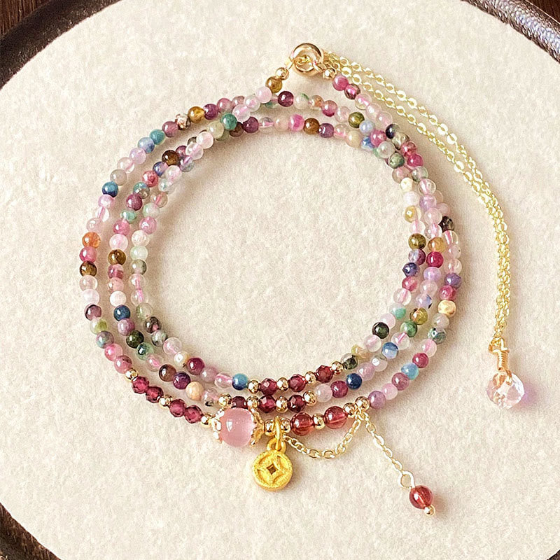 2.5mm Tourmaline Wisdom Bracelet for