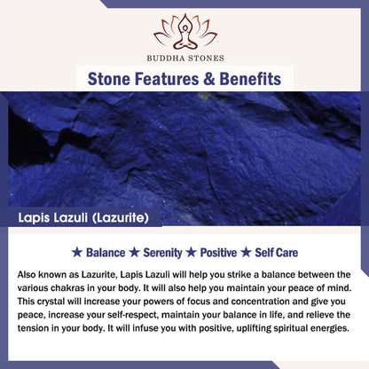 Buddha Stones Small Lazurite Lapis Lazuli Cinnabar Ultra-thin Beads Positive Bracelet