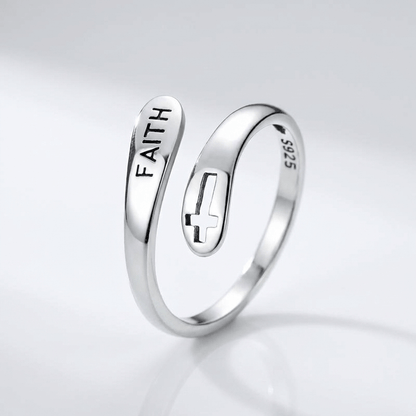 Sacred Faith Ring - (adjustable)