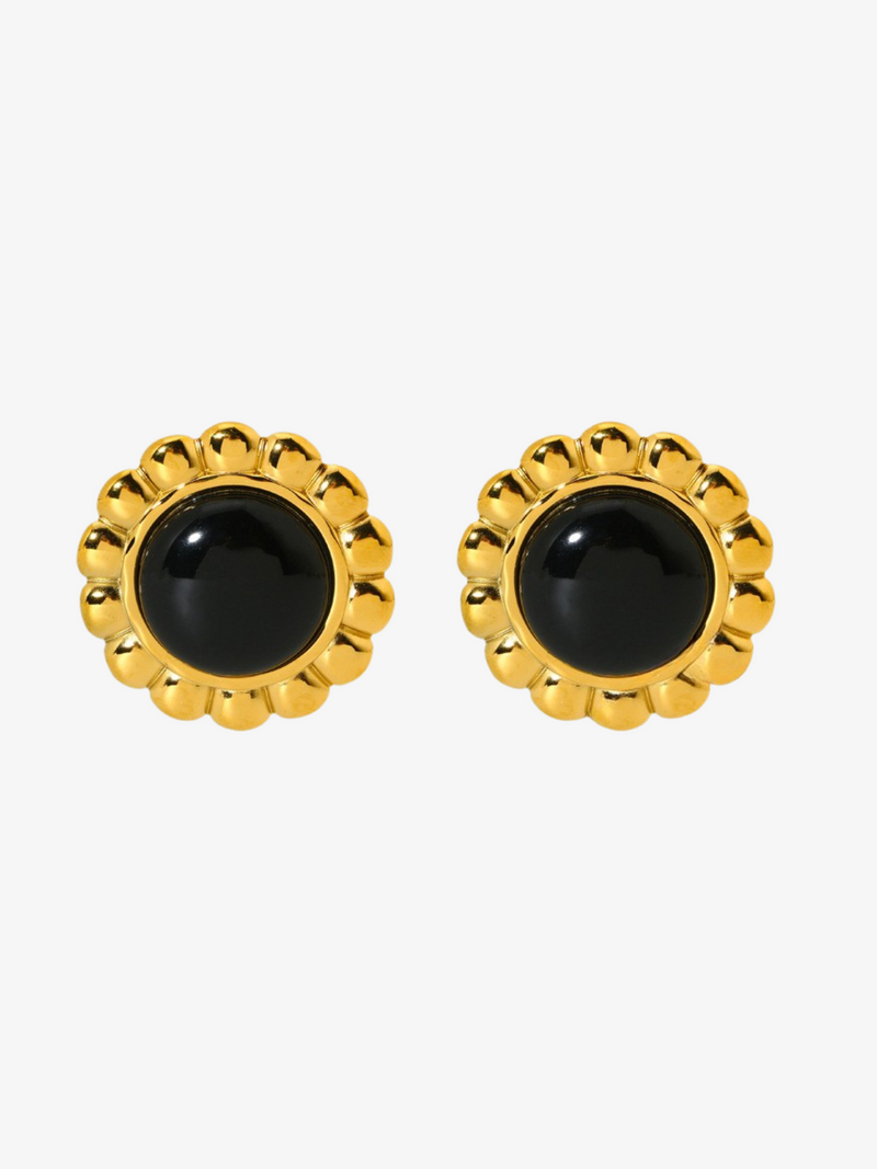 Lia Sunflower Drop Earrings
