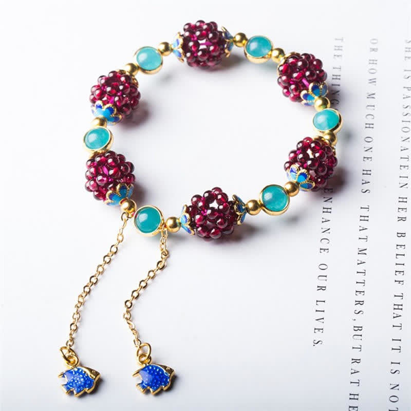 3mm Garnet & Amethyst Calm Bracelet for ’s Healing