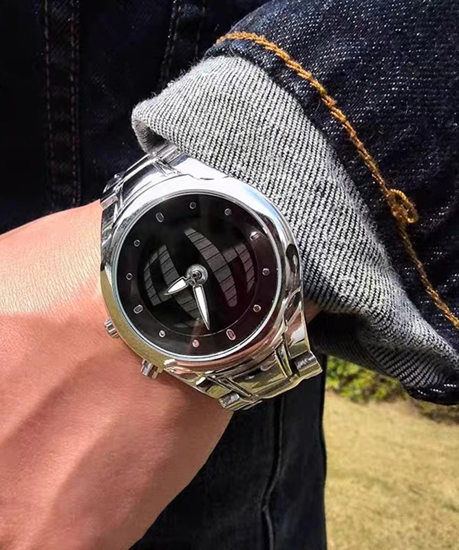 Red Stainless Steel Alloy Machinery Watches
