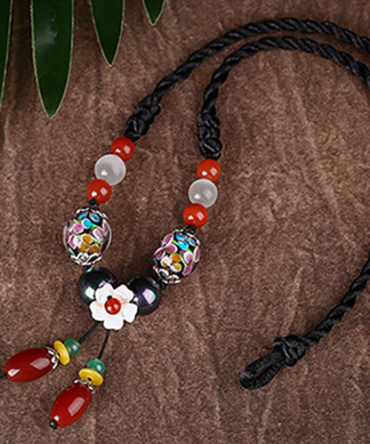 Handmade Patchwork Jade Pendant Necklace