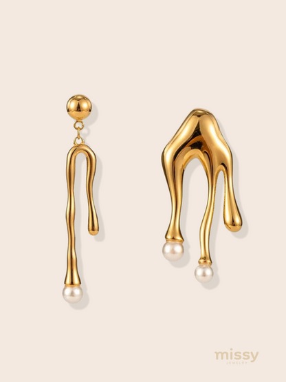 Mary Stainless Steel Modern Earrings