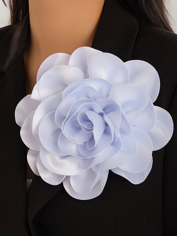 Flower Shape Color Brooch Accessories