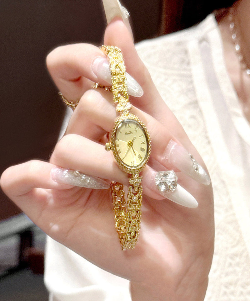 New Silk Alloy Zircon Quartz Movement Watches