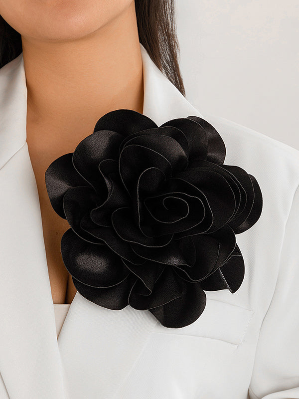 Flower Shape Color Brooch Accessories