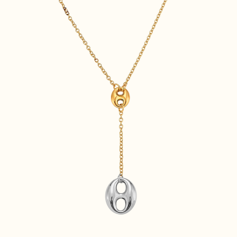 Geovanna Oval Link Y-chain Necklace