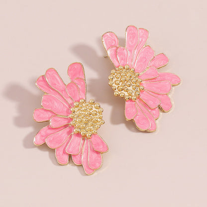 Retro Alloy Pattern Earrings