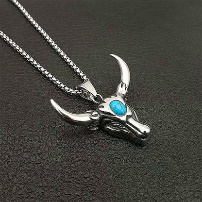 Ethereal Taurus Guardian Necklace