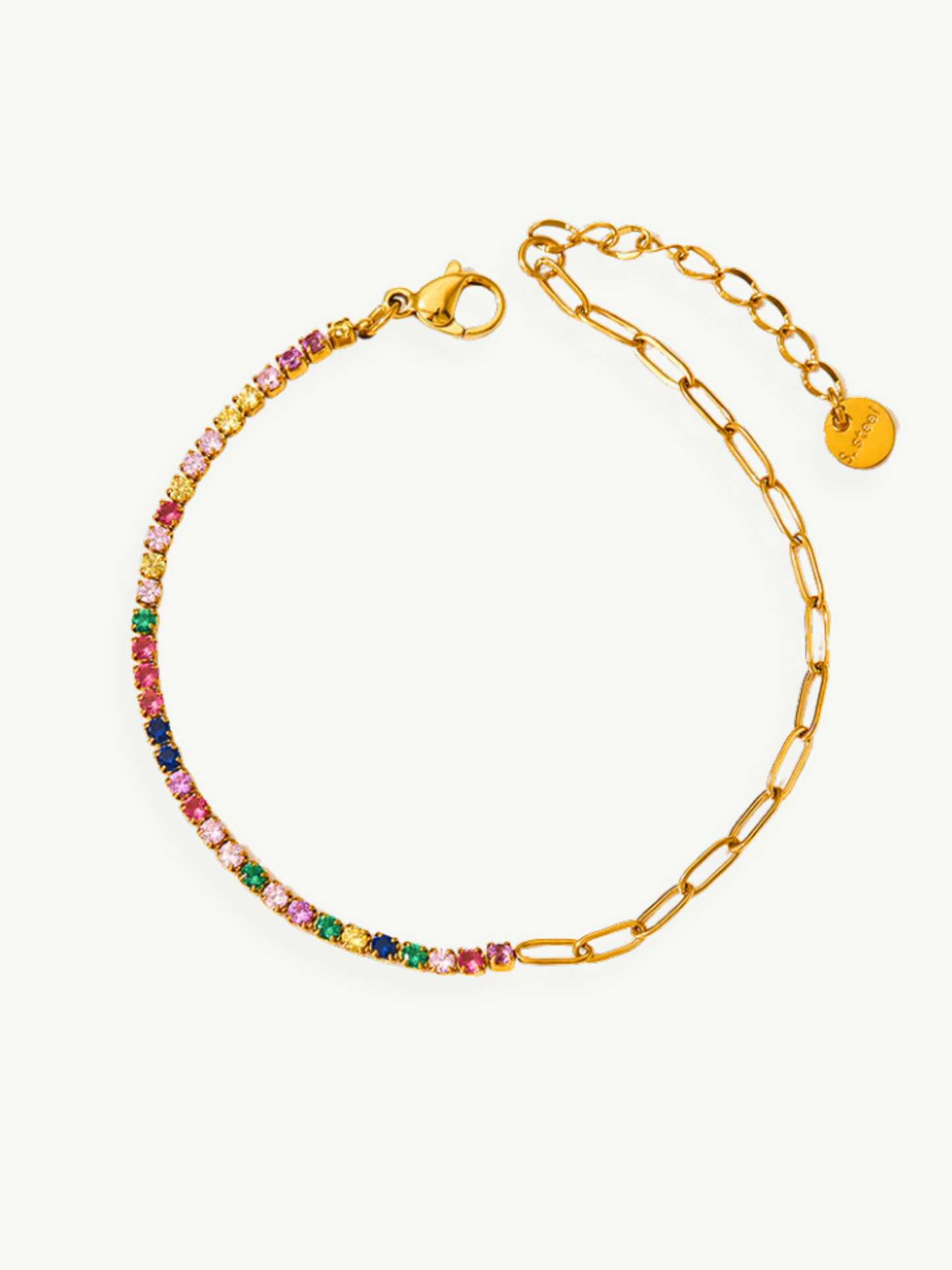 Keyara Colorful Zircon Bracelet Set