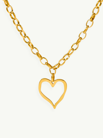 Haileigh Heart Pendant Set